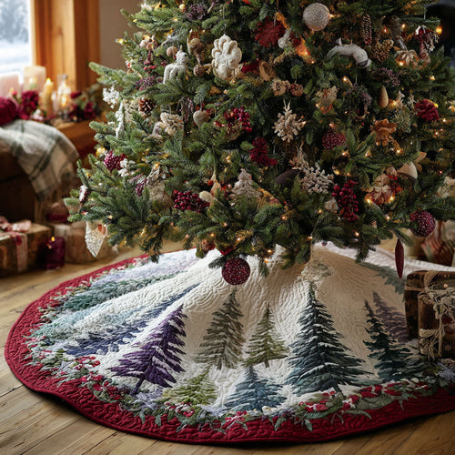 Pinewood Magic Christmas Quilted Tree Skirt NCU0PT10737