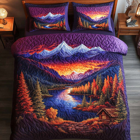 Pinewood Spirit 3-Piece Quilted Bedding Set NCU0NT7445