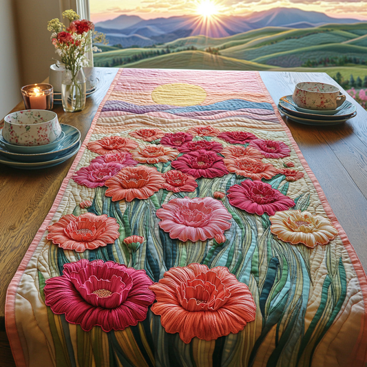 Pink Bliss Quilted Table Runner NCU0DV5045