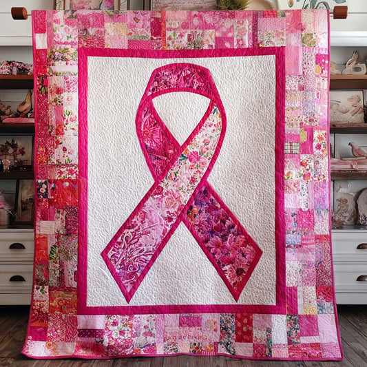Pink Courage Quilted Blanket NCU0NT9298