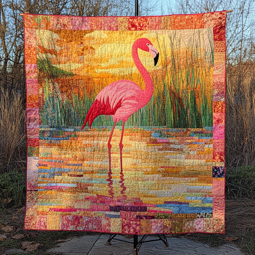 Pink Elegance Quilted Blanket NCU0DK4496