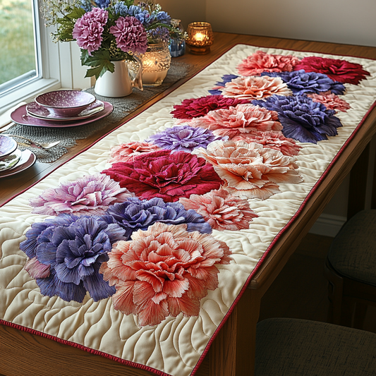 Pink Grace Quilted Table Runner NCU0DV5048