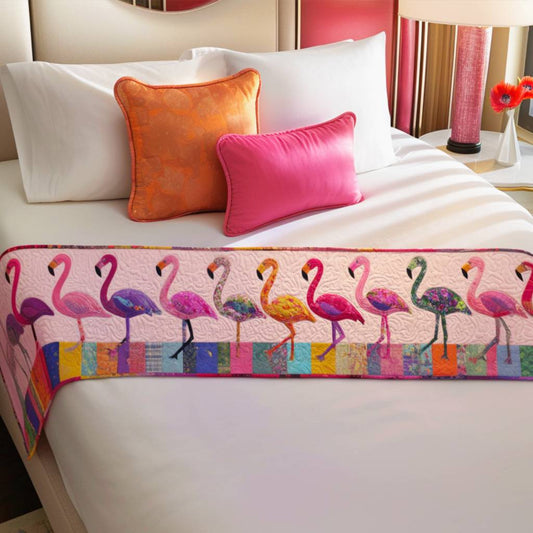 Pink Horizon Quilted Bed Runner NCU0PT8493