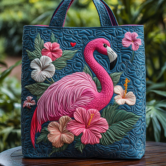 Pink Parade Quilted Tote Bag NCU0DV6964