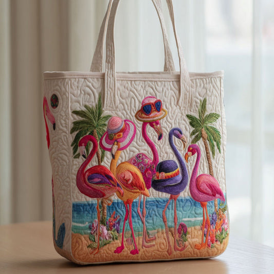Pink Wink Quilted Tote Bag NCU0PT8512
