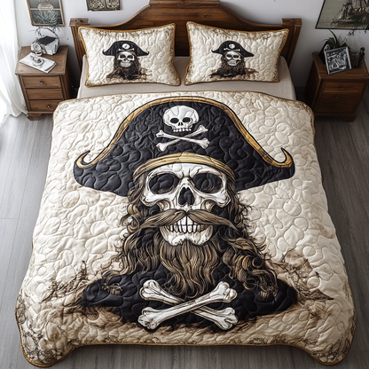 Pirate Curse 3-Piece Quilted Bedding Set NCU0DK6238