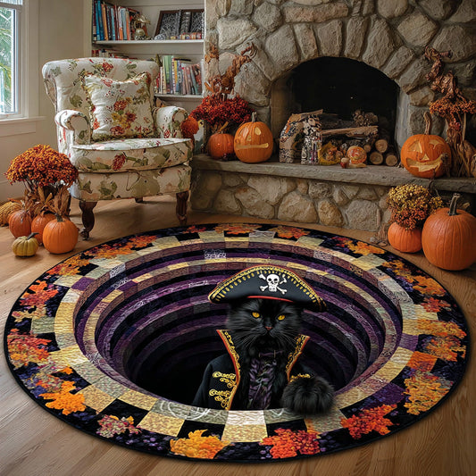 Pirate Paws Quilted Round Mat NCU0VL2910