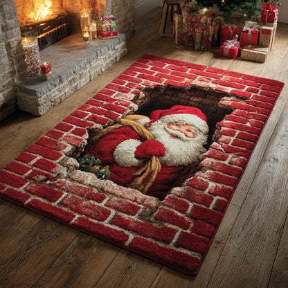 Pit Santa Claus Area Rug NCU0HH1260