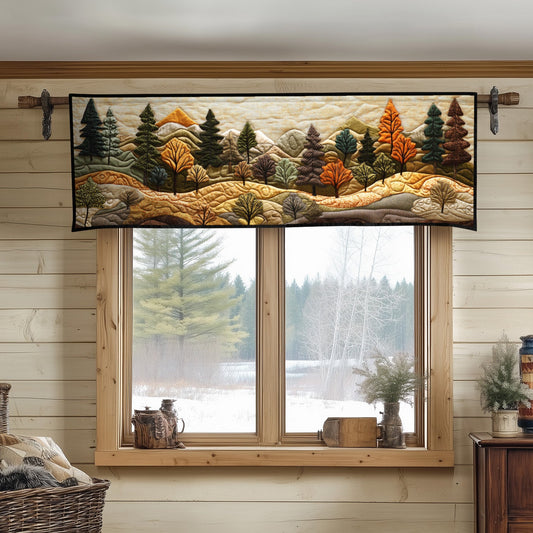 Pixel Woods Quilted Valance NCU0NT7183