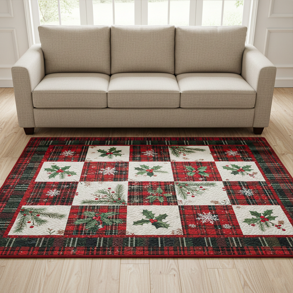 Plaid Flannel Area Rug NCU0NT10942