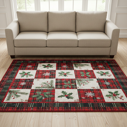 Plaid Flannel Area Rug NCU0NT10942