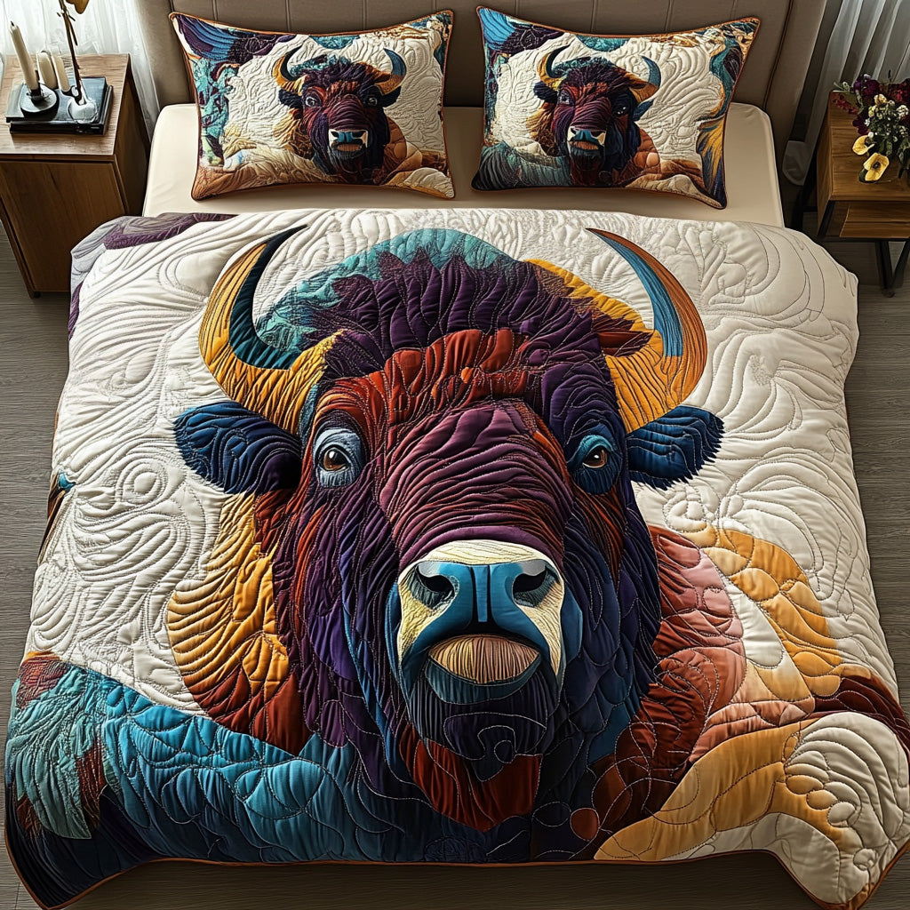 Plains Majesty 3-Piece Quilted Bedding Set NCU0DV7419