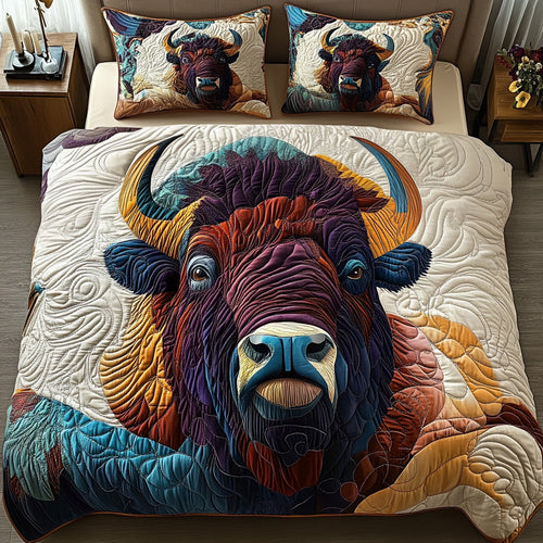 Plains Majesty 3-Piece Quilted Bedding Set NCU0DV7419