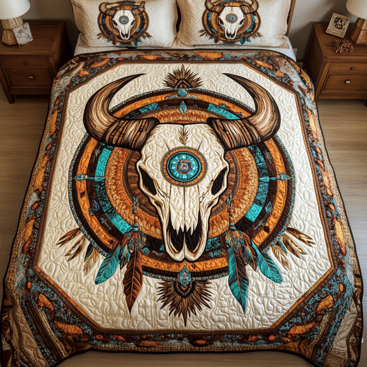 Plains Reverie 3-Piece Quilted Bedding Set NCU0VH1337