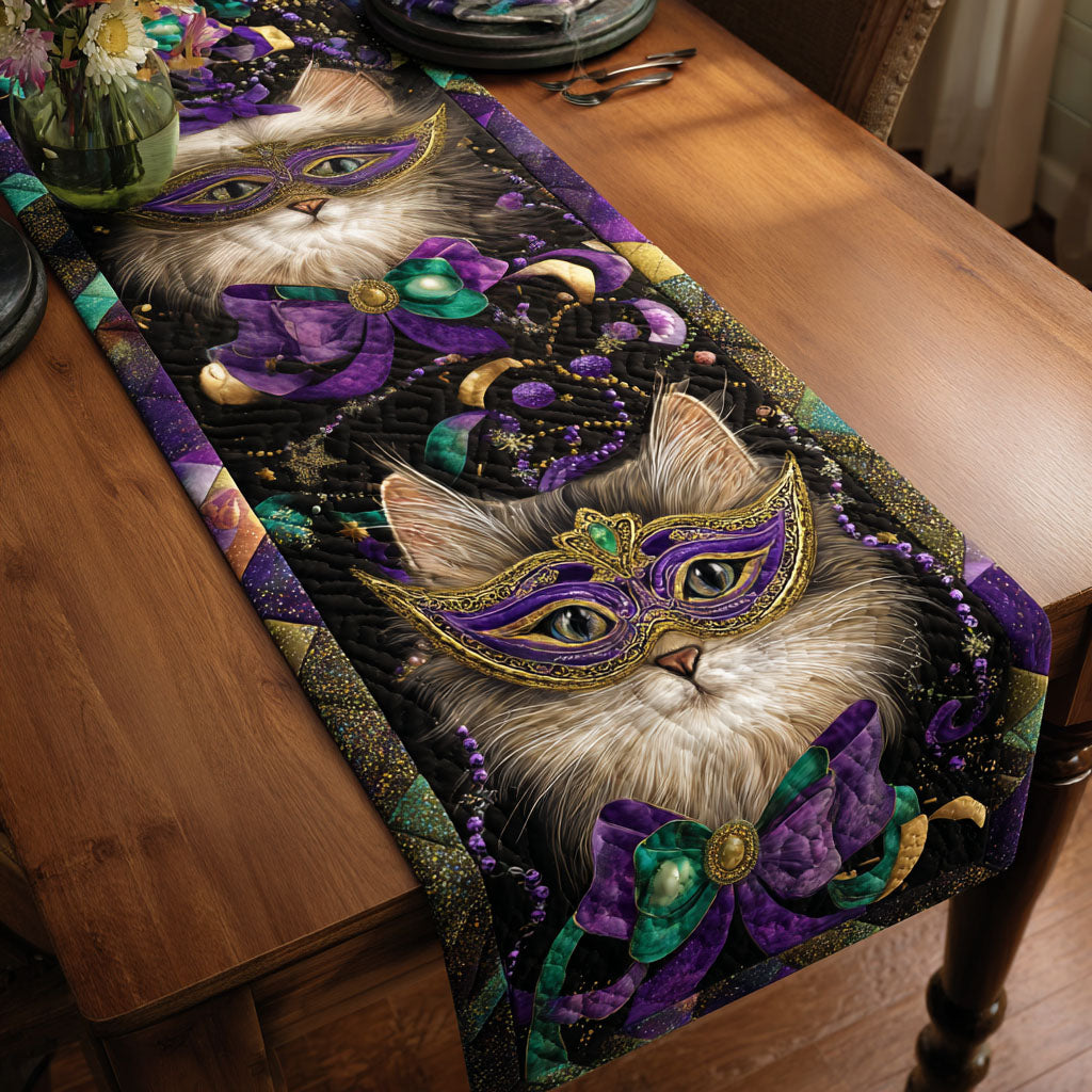 Playful Cat Quilted Table Runner NCU0NT11812