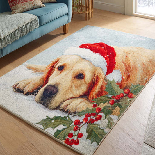 Playful Golden Area Rug NCU0NT10104