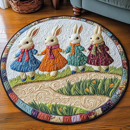 Playful Paws Quilted Round Mat NCU0NT8093