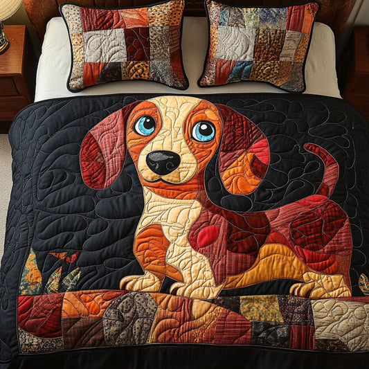 Playful Spirit 3-Piece Quilted Bedding Set NCU0NT4991
