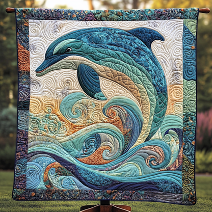 Playful Waves Quilted Blanket NCU0DK2042