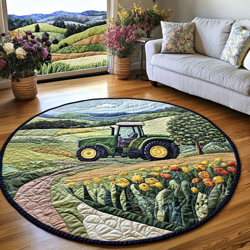 Plow and Grow Quilted Round Mat NCU0PT6370