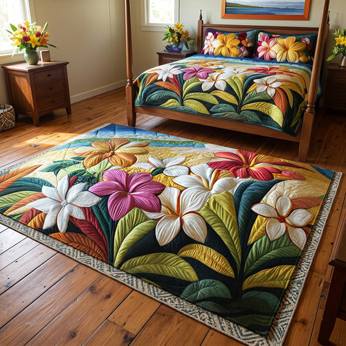 Plumeria Garden Area Rug NCU0PT6582