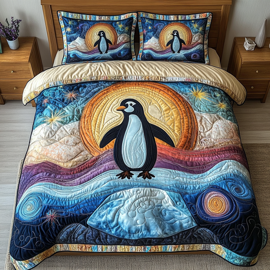 Polar Glide 3-Piece Quilted Bedding Set NCU0DK4519