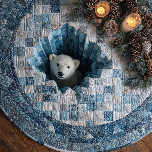 Polar Glow Quilted Round Mat NCU0DV7653
