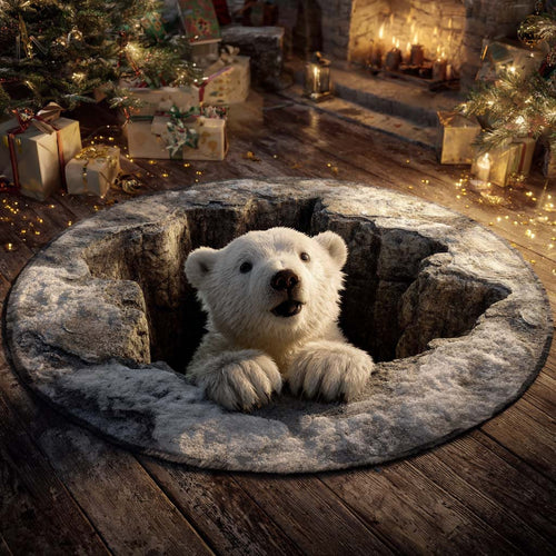 Polar Hollow Round Carpet NCU0XD1380