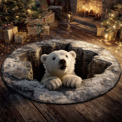 Bear Round Carpet NCU0VT324