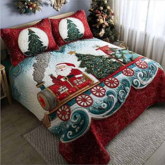 Polar Journey 3-Piece Quilted Bedding Set NCU0PT10315