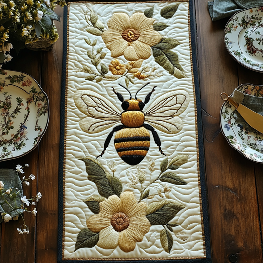 Pollen Thread Quilted Table Runner NCU0DV6004