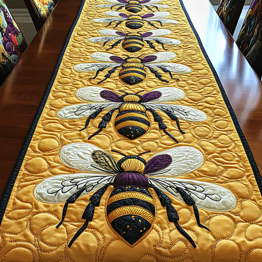Pollinator Charm Quilted Table Runner NCU0DK4963
