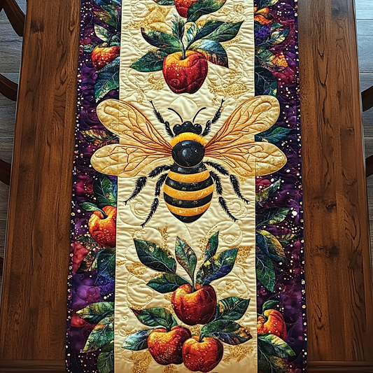 Pollinator Charm Quilted Table Runner NCU0DK5495