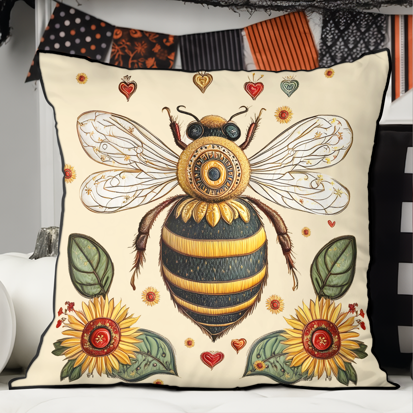 Pollinator Paradise Quilted Pillow Case NCU0DK3012