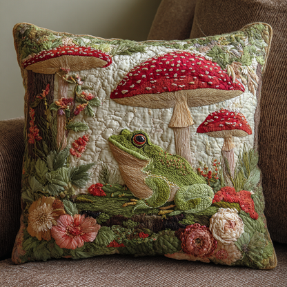 Pond Charm Quilted Pillow Case NCU0VH5806