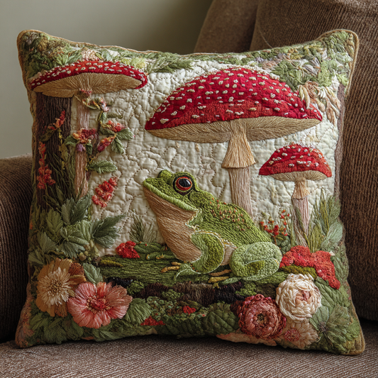 Pond Charm Quilted Pillow Case NCU0VH5806