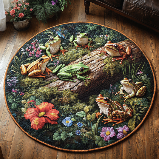 Pond Pals Quilted Round Mat NCU0DV3352