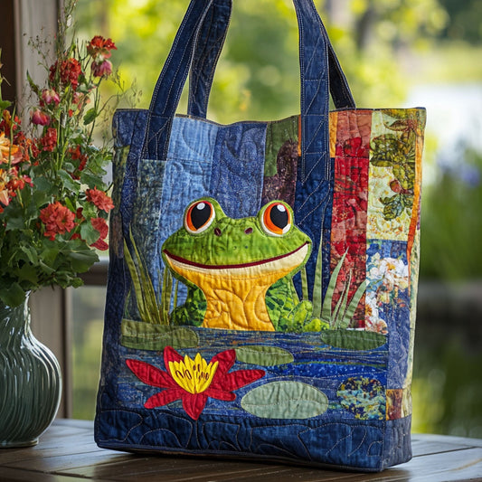 Pond Party Quilted Tote Bag NCU0PT8408