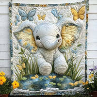 Pond Whispers Quilted Blanket NCU0NT7878
