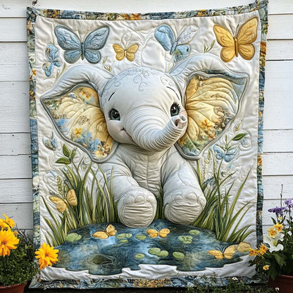 Elephant Quilted Blanket NCU0VT188