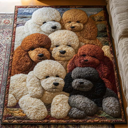 Poodle Charm Area Rug NCU0DK10259