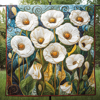 Poppy Serenity Quilted Blanket NCU0NT5980