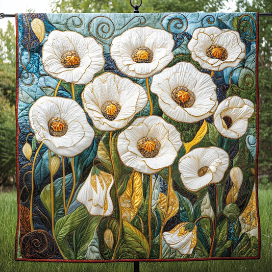 Poppy Serenity Quilted Blanket NCU0NT5980