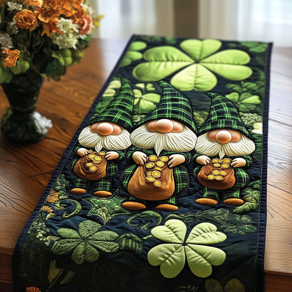 Pot of Gold Trio Quilted Table Runner NCU0NT3249