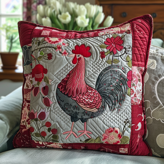 Poultry Peace Quilted Pillow Case NCU0TL578