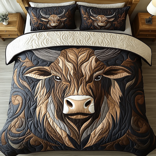 Power Beast 3-Piece Quilted Bedding Set NCU0VH3257