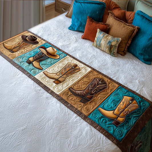 Prairie Charm Quilted Bed Runner NCU0NT8494