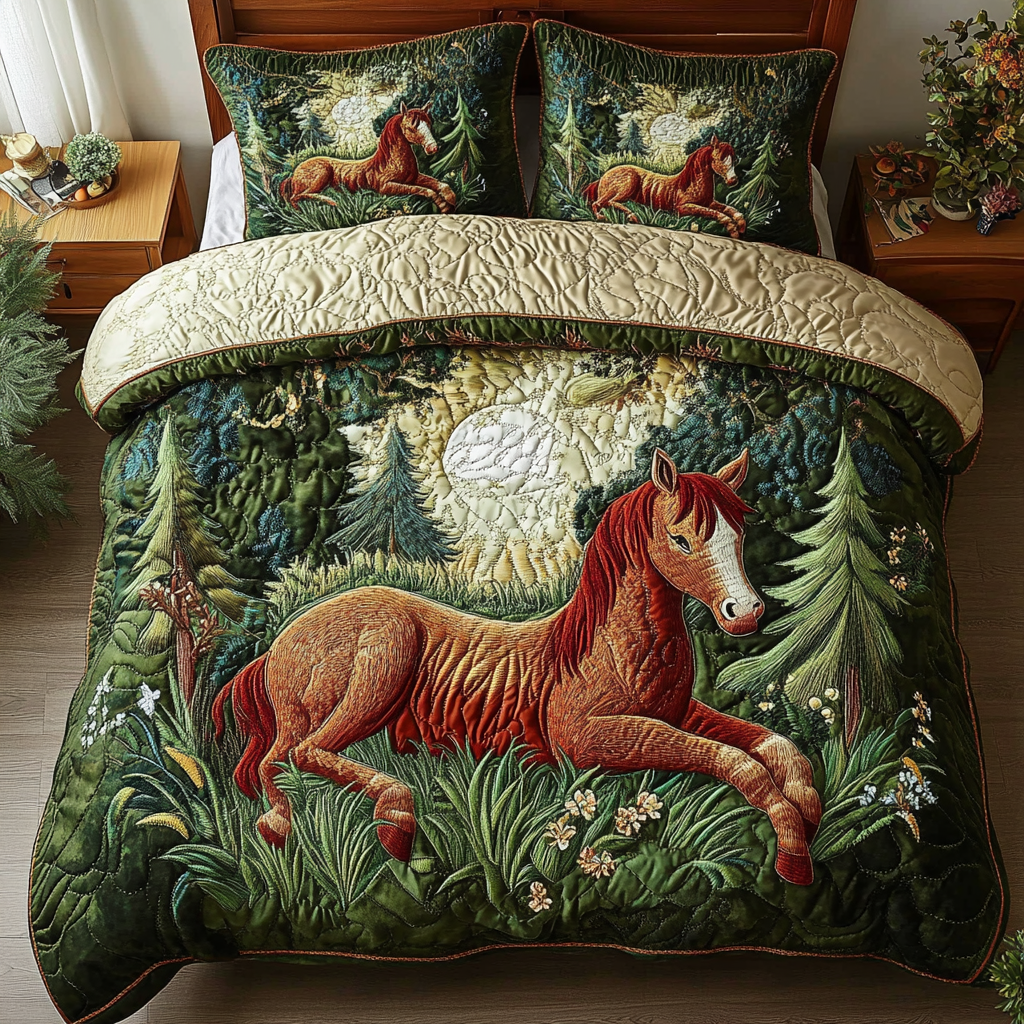 Prairie Dream 3-Piece Quilted Bedding Set NCU0VH3804