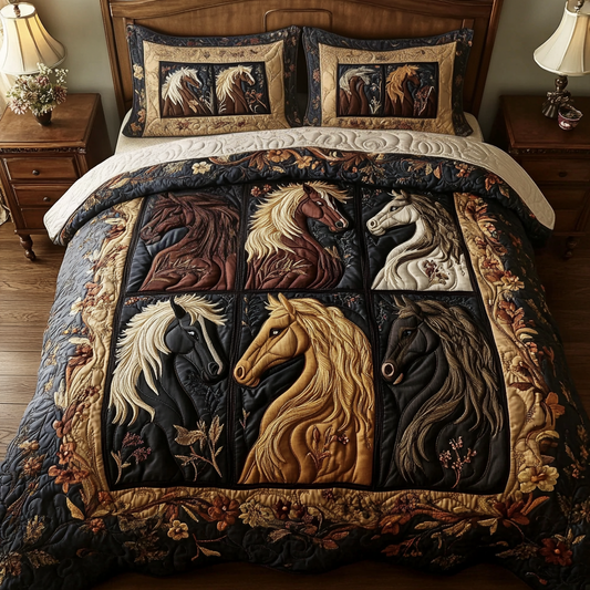Prairie Dreams 3-Piece Quilted Bedding Set NCU0VH1621