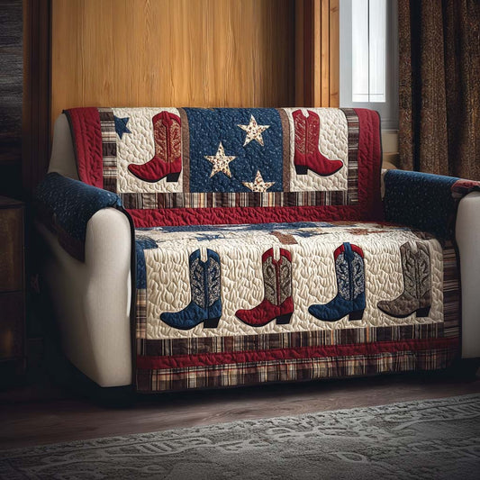 Prairie Dust Quilted Sofa Cover NCU0NT10834